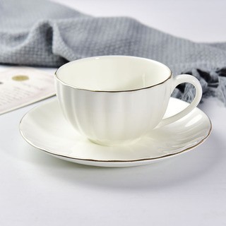 达美瓷业金边南瓜咖啡杯碟套装 个性陶瓷欧式下午茶水杯批发礼品