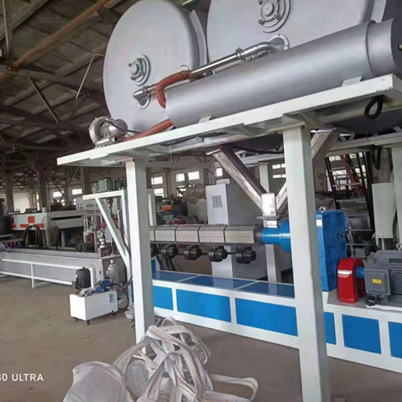 养殖塑钢绳生产设备 塑料拉丝机 PET塑钢线挤出生产线