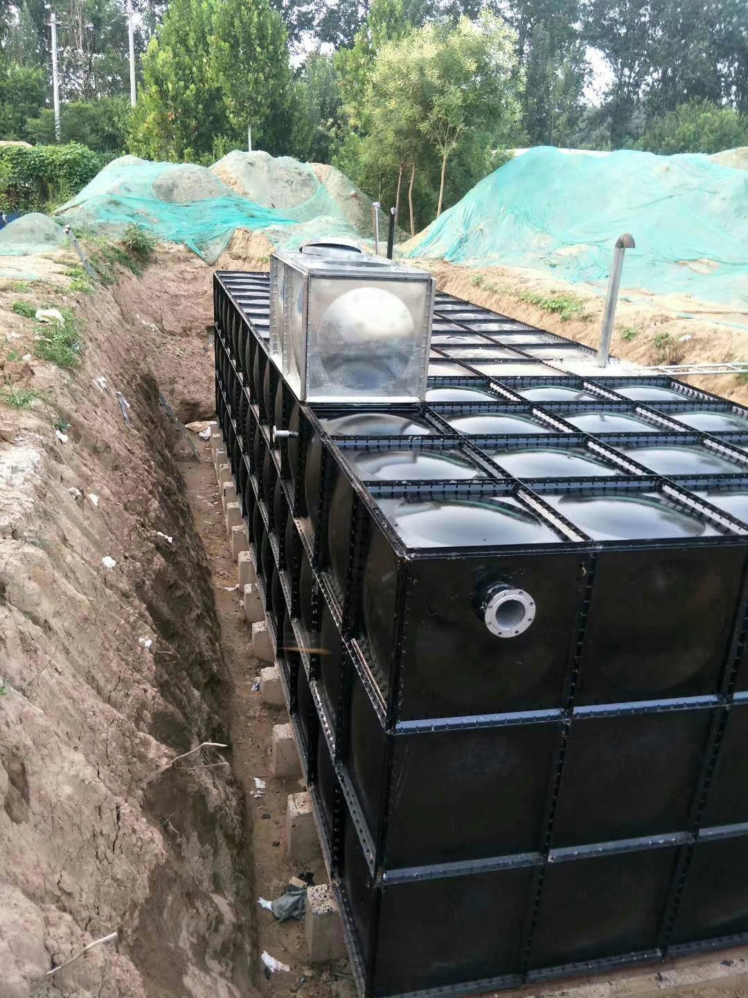 乌鲁木齐200立方米箱泵一体化消防水箱厂家