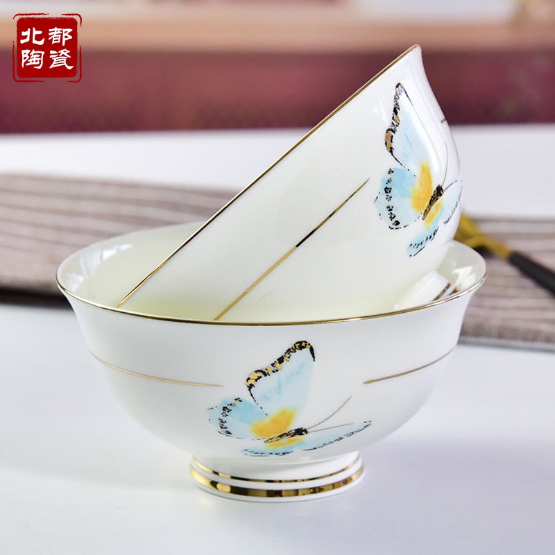 厂家批发陶瓷家用米饭碗粥碗