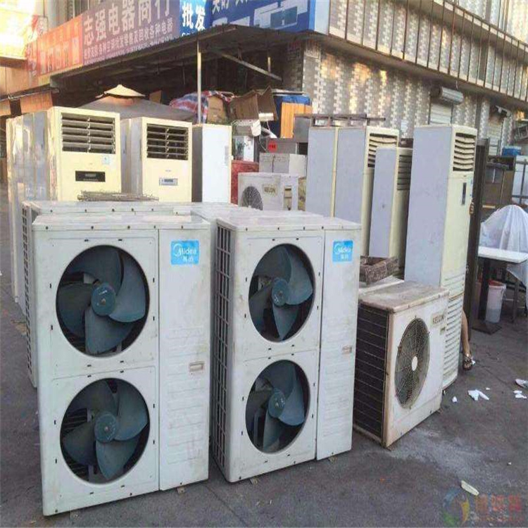 东莞塘厦模块式风冷热泵机组回收_旧空调回收