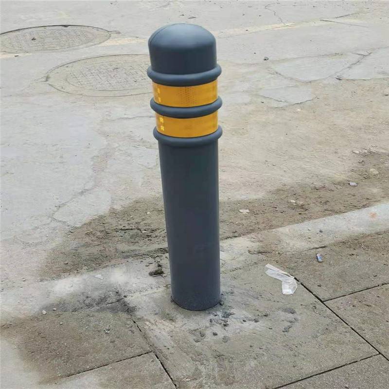 路桩加厚橡胶警示柱固定地桩禁止停车桩防撞柱隔离桩路障柱