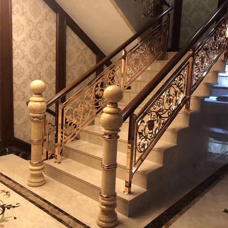 铜楼梯扶手 简约设计风格装饰蜕变打破传统思维
