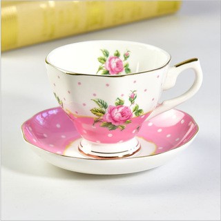 厂家批发陶瓷咖啡杯 定制下午茶杯 英式骨质瓷咖啡杯碟套装