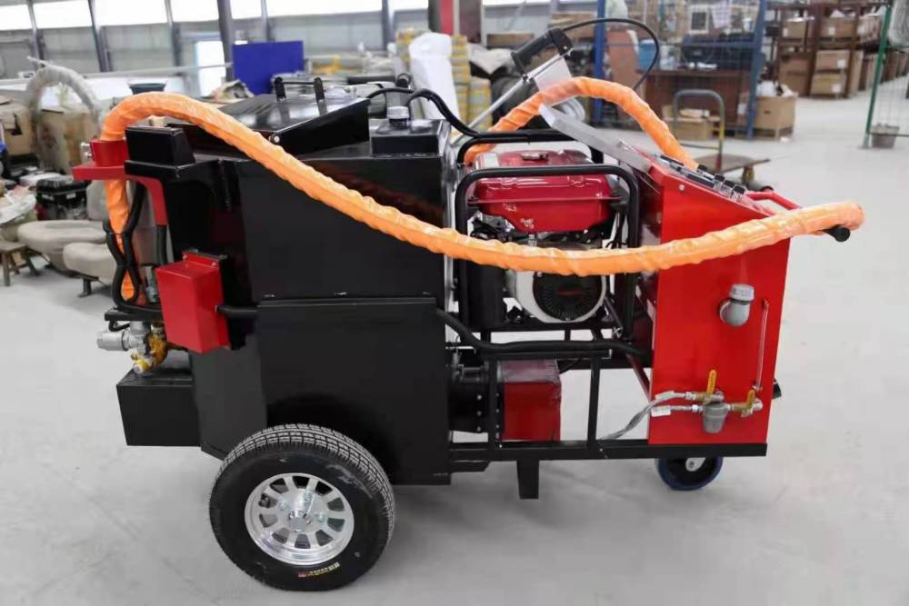 柳州市自动调节的沥青胶修补机 人推式沥青胶灌缝机