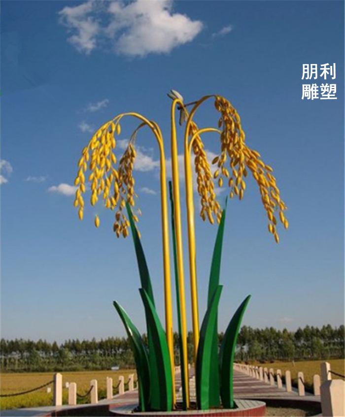 定价农作物雕塑生产-社区麦子穗雕塑制作厂家