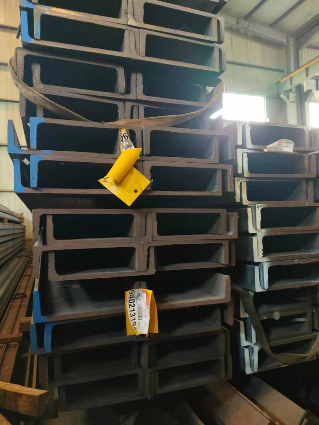 上海英标槽钢PFC125*65*15重量标准 英标槽钢集港外贸出口钢材