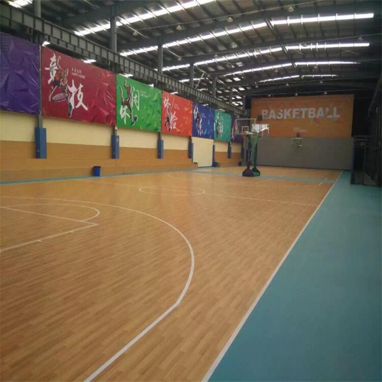 厂家销售 室内体育篮球馆木地板 A级运动羽毛球馆木地板