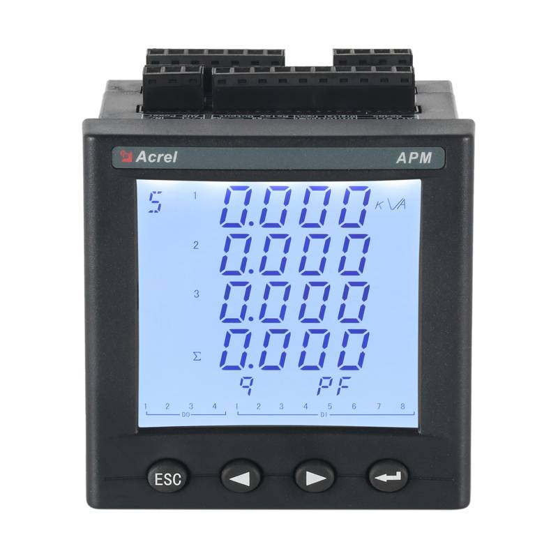 安科瑞APM801网络电力仪表精度0.2S三相多功能电表以太网测温温湿度