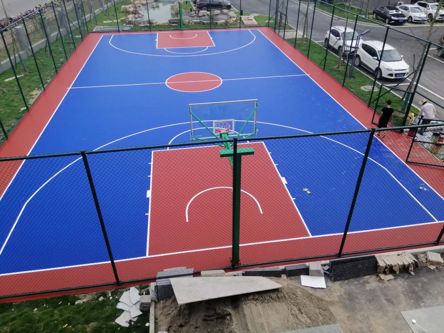 廣州硅PU籃球場材料 量大優惠