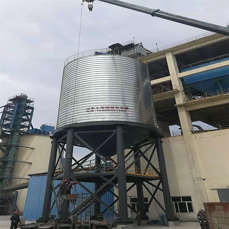 南京5万吨钢板仓设计厂家 骨料钢板仓