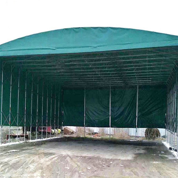 惠州惠东周边订购篮球场防雨棚 工厂通道推拉篷 大排档活动式伸缩蓬