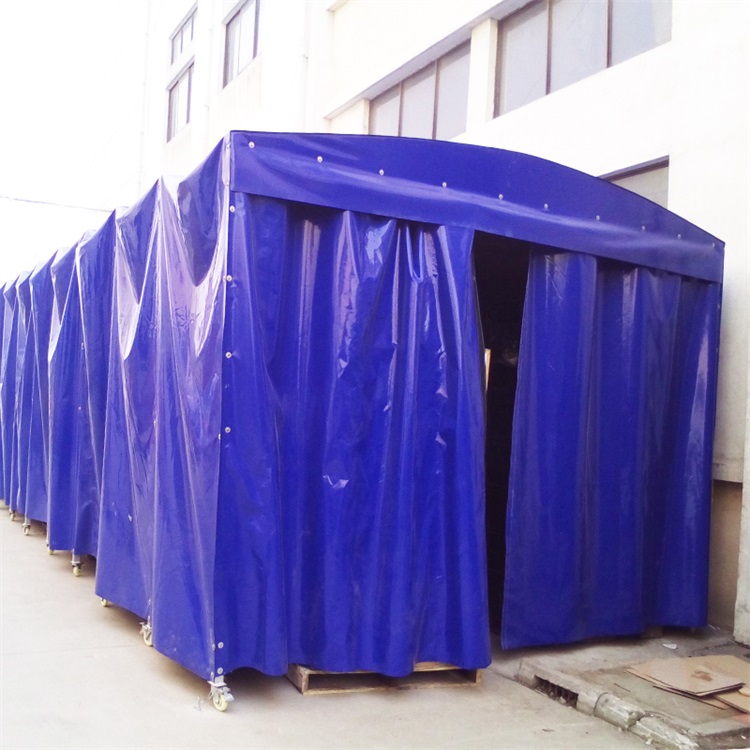 南京六合物流出貨推拉篷 伸縮遮陽棚 簡易伸縮篷創意設計