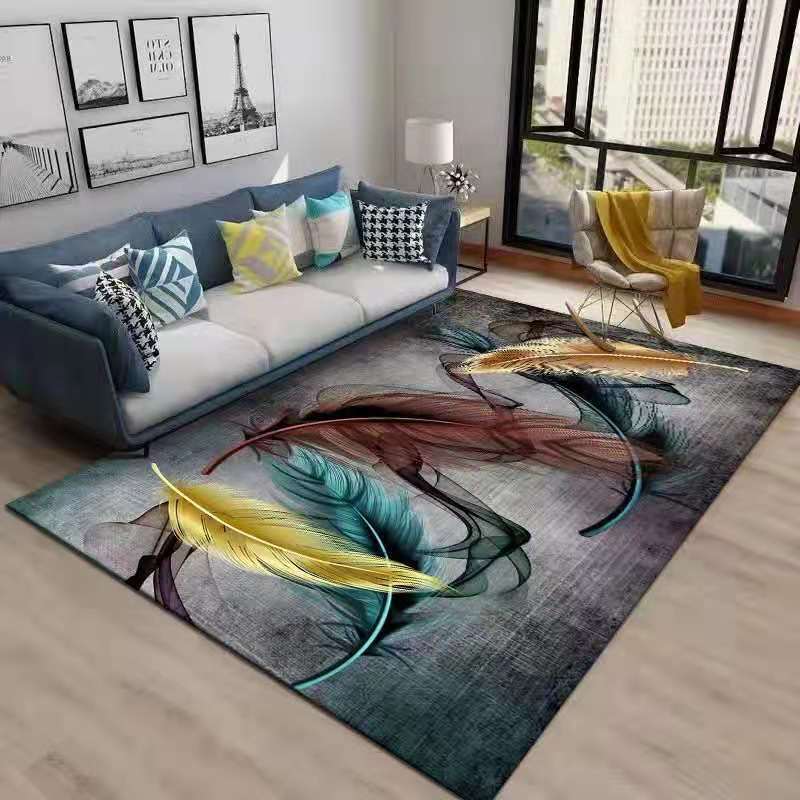 北欧地毯客厅沙发茶几垫 卧室床边满铺现代简约地毯