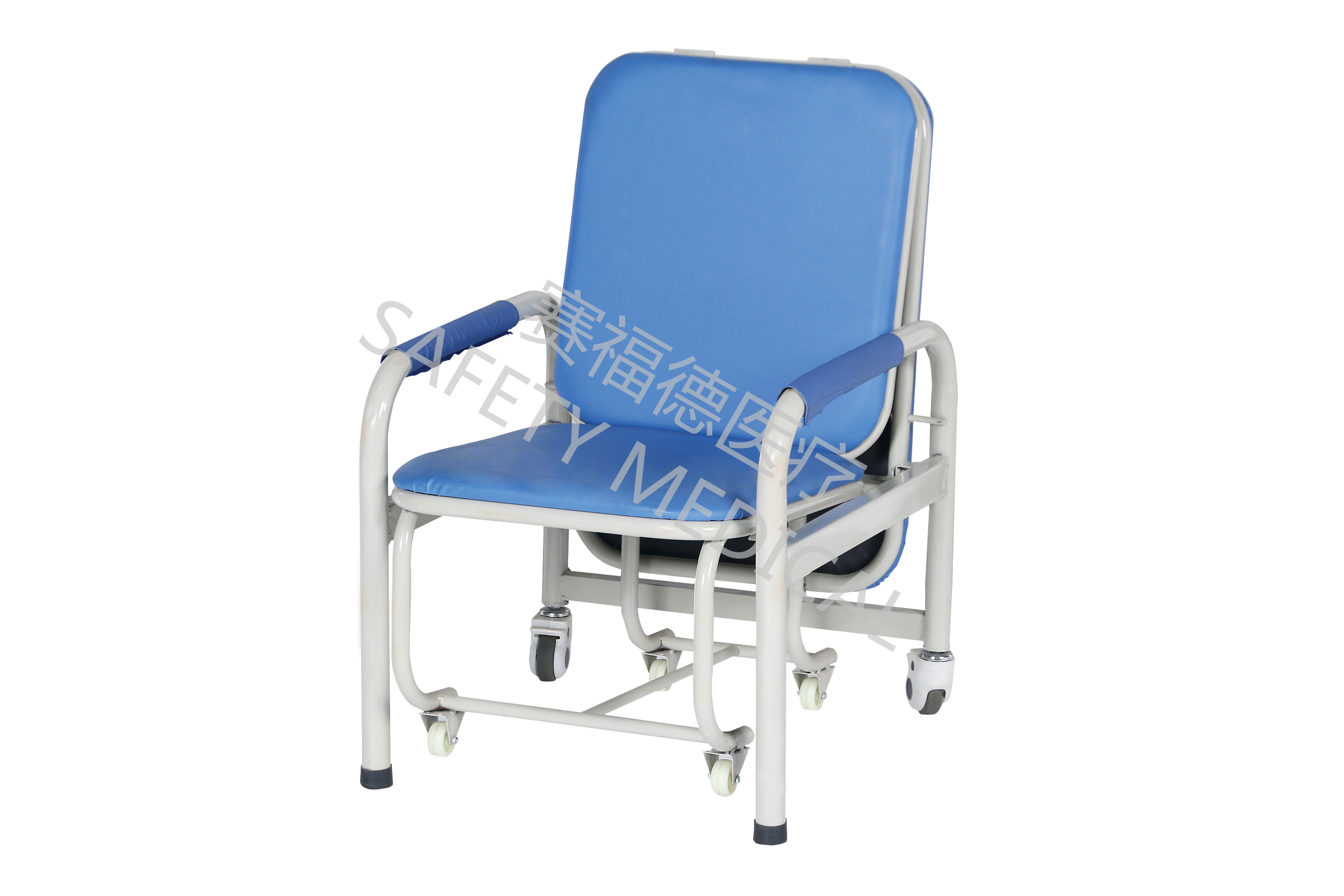 河南省赛福德钢板医院病房折叠陪护椅陪护床