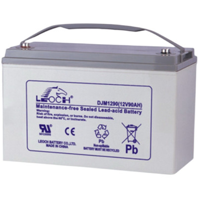 LEOCH蓄电池DJM1290H理士铅酸蓄电池12V90AH参数规格