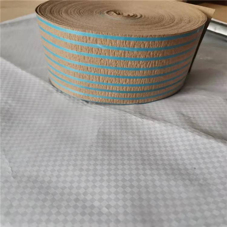 缠绕包装纸 钢带手工打包用 皱纹夹丝纸ZS180B 5条丝