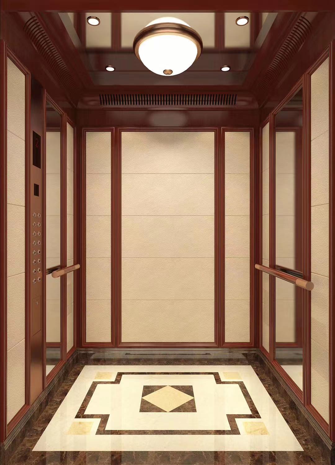 酒店电梯装饰商场扶梯装修客梯内部装饰新旧电梯翻新定做