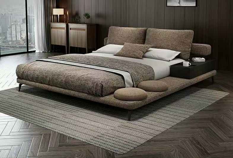 北京厂家生产卧室床软床高箱底箱床床头柜送货上门