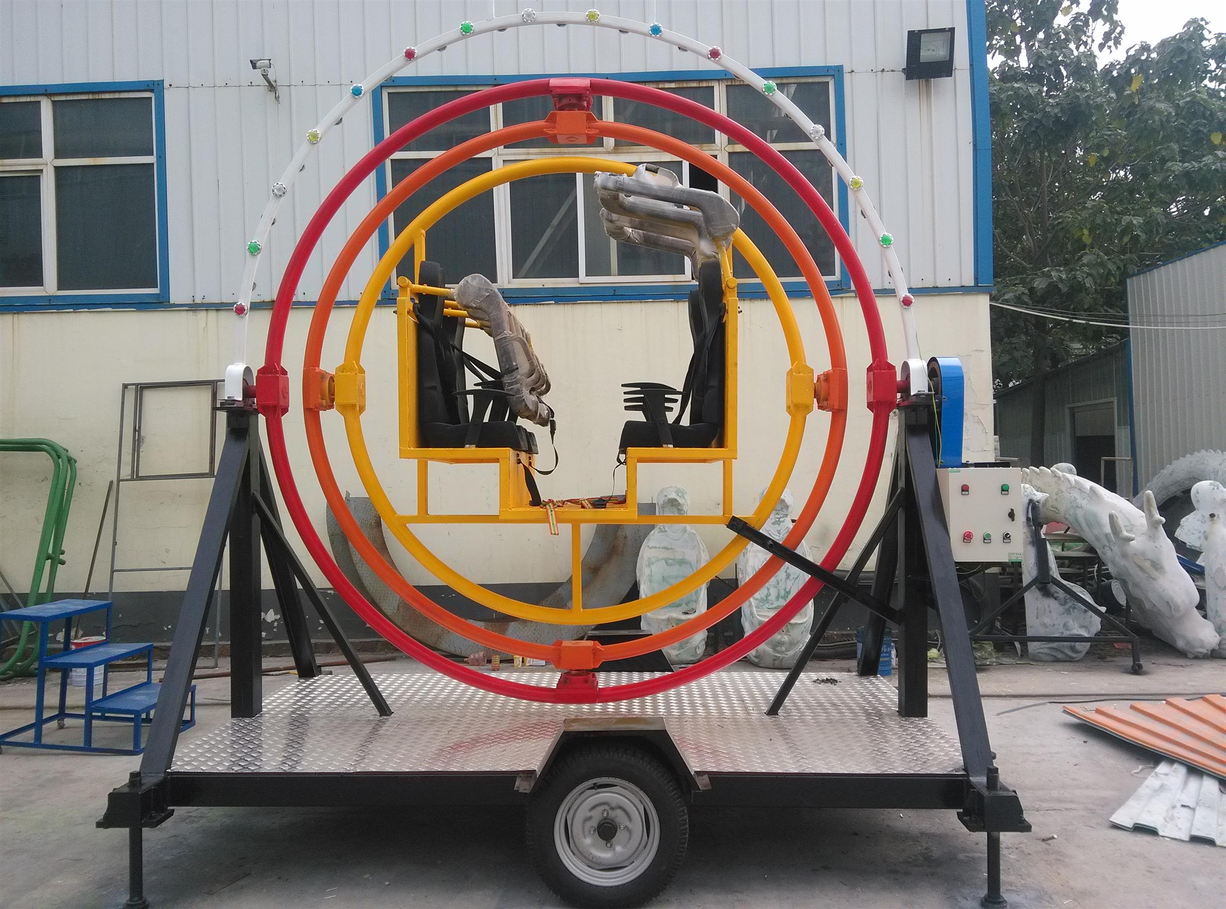 湖南三維太空環生產廠家 太空環 廣場兒童游樂設備