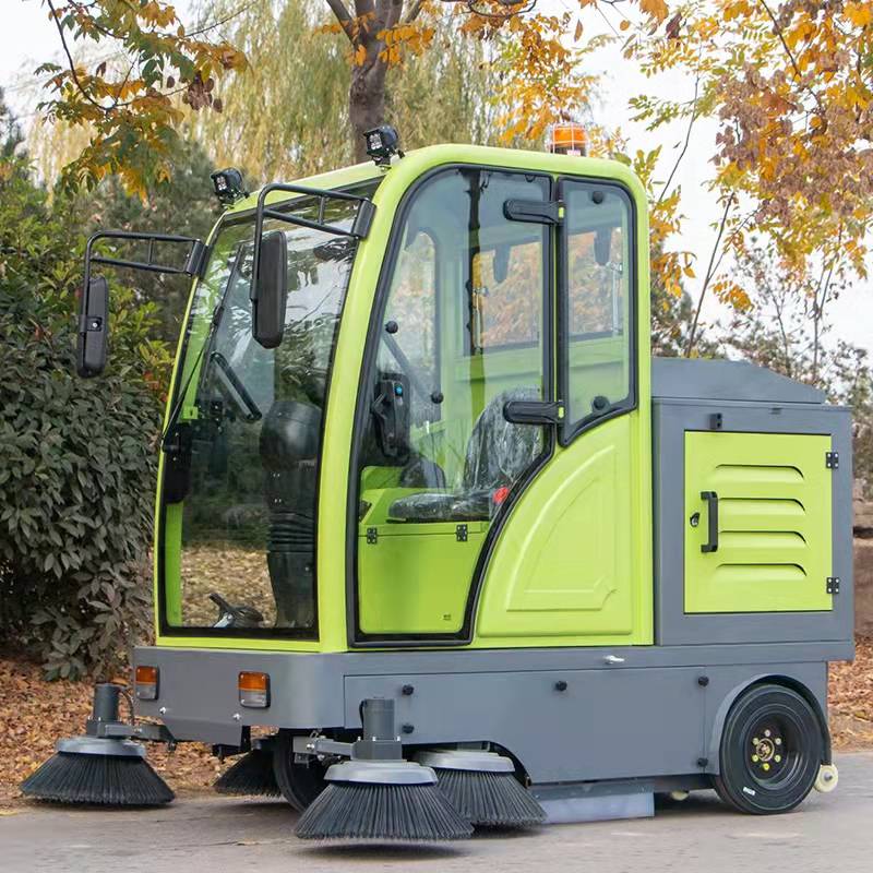 新能源扫地车环卫车驾驶式扫路车洗扫一体**保洁多功能三轮清扫车