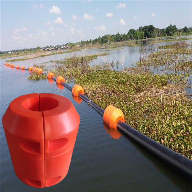 抽排水管道托管浮筒定制 河道管道浮球
