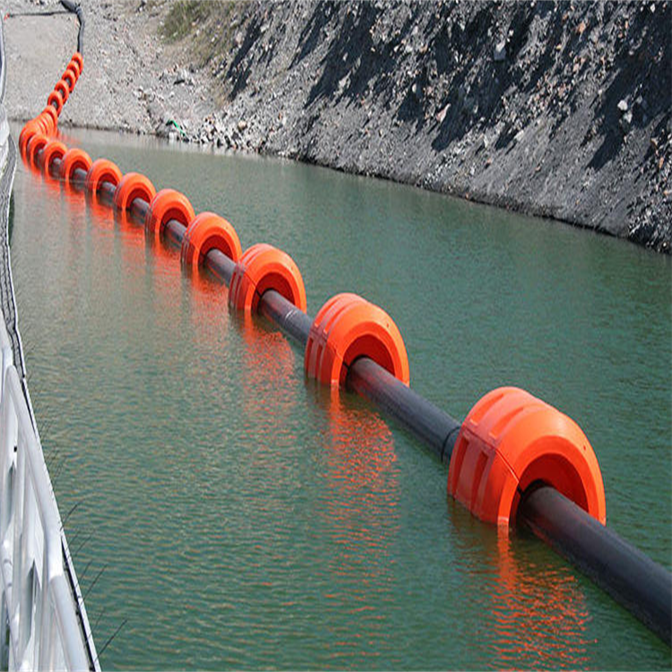 水管浮筒安装结构 对夹式抽水疏浚管道浮筒用途