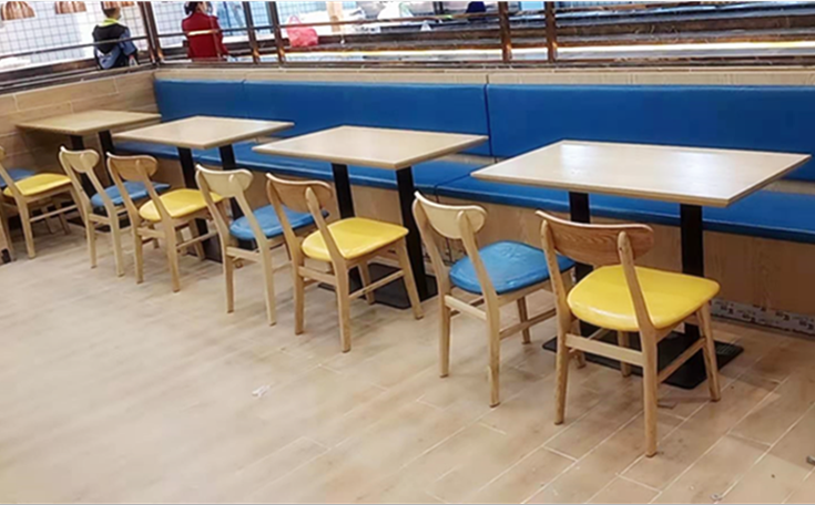 茶餐厅桌椅，实木餐厅桌椅，湘菜馆餐厅桌椅定做工厂
