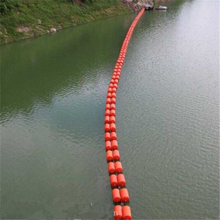 苏只水上拦污浮筒 阳江电站拦污阻拦浮索 柏泰小河道拦垃圾浮漂