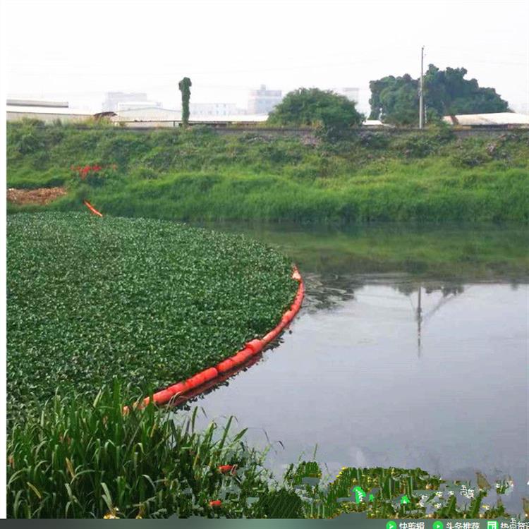 水电站保洁装置厂家 拦污绳浮漂 水库拦污浮体
