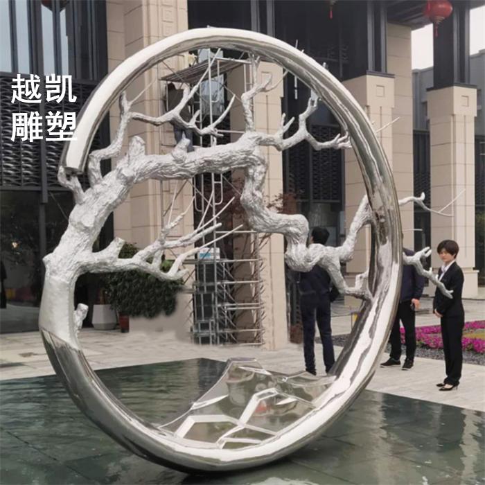 圆环雕塑工程制作 生产厂家 精选广场圆环雕塑
