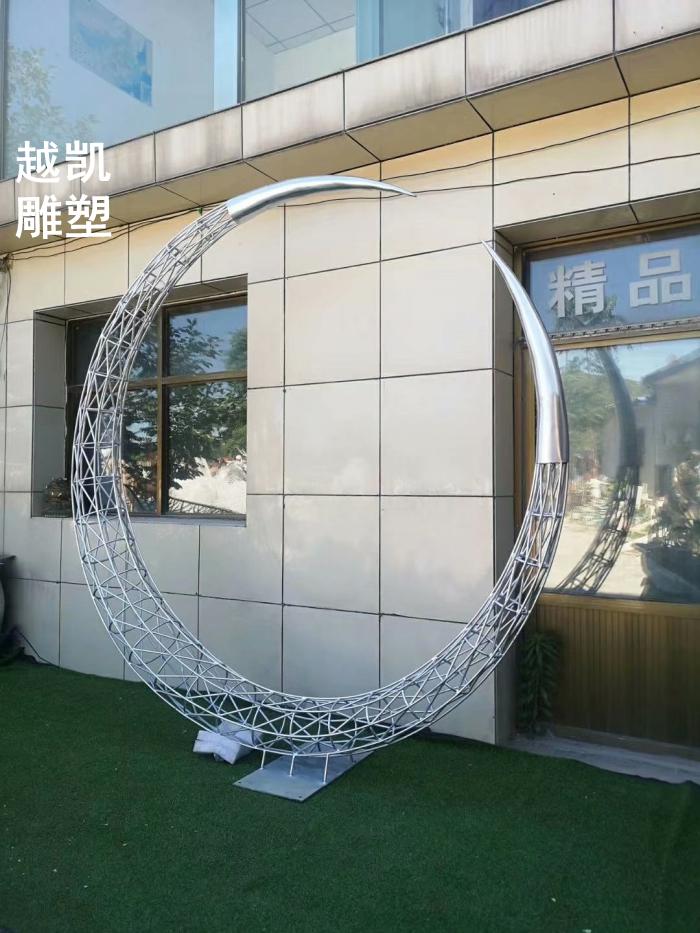 大型圆环雕塑 生产商 制作城市园林圆环雕塑
