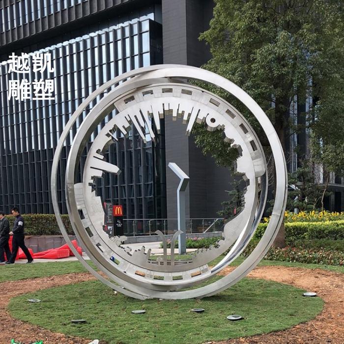 标示圆环雕塑 生产 生产商环境圆环雕塑