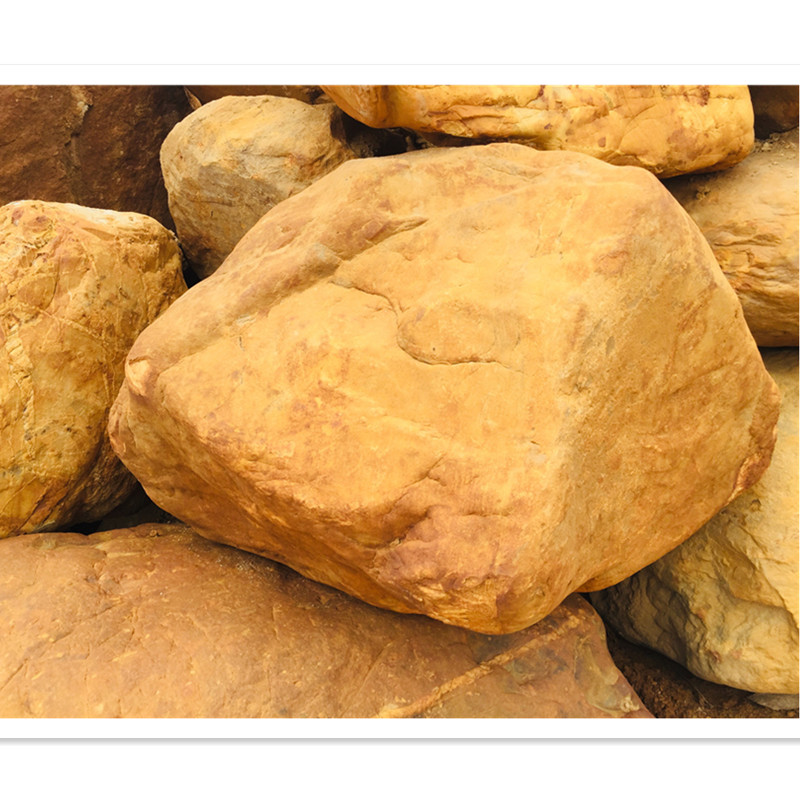 富佳石业黄蜡石景观石 黄蜡石厂家产地批发 黄蜡石多少钱一吨
