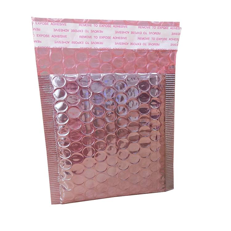 供应导电汽泡袋粉红色气泡信封袋屏蔽膜气泡袋
