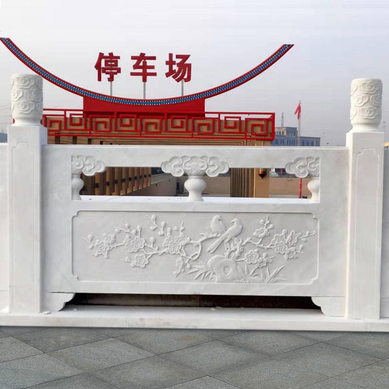 石雕栏杆-景区石雕栏杆定做厂家-曲阳县聚隆园林雕塑有限公司
