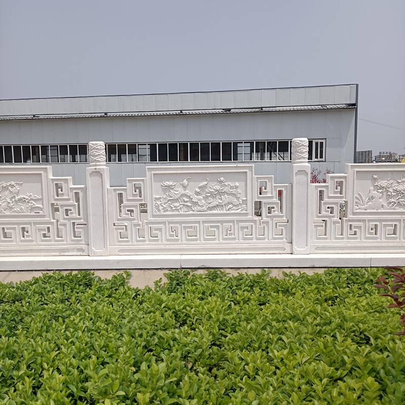 南京汉白玉栏杆供应景区石栏杆加工制作