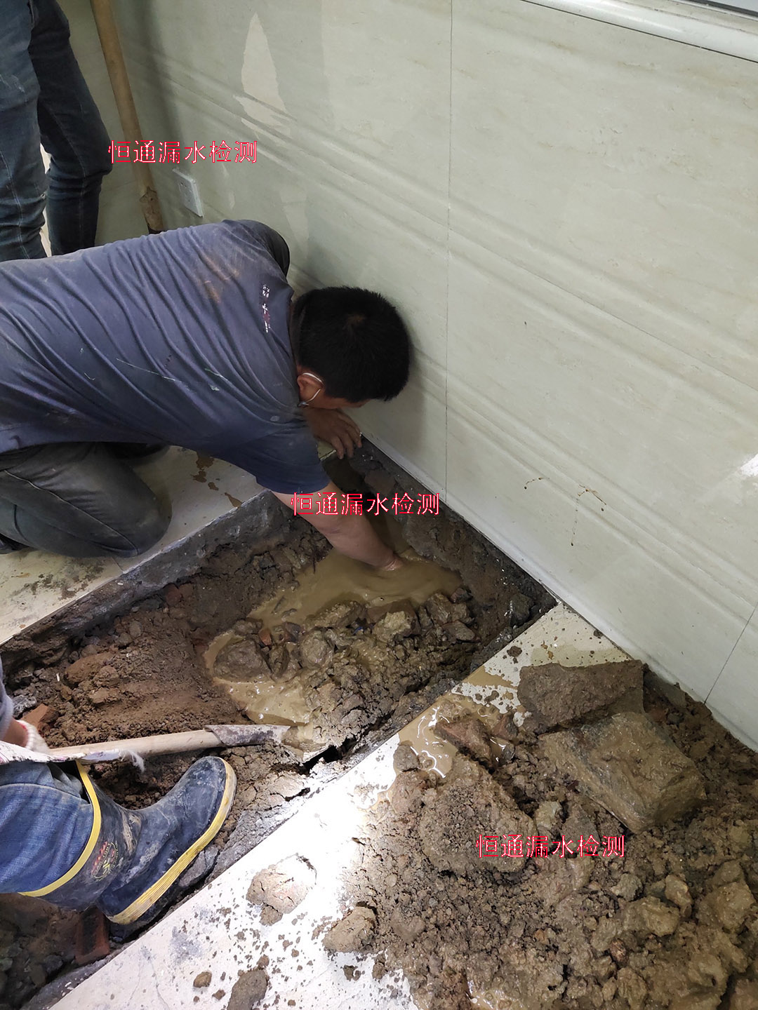 房屋水管漏水检测维修 埋地消防管掉压探测 家庭地下管道渗漏漏点