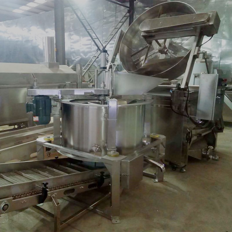 休闲食品油炸机加工生产 网红膨化食品连续油炸设备机器