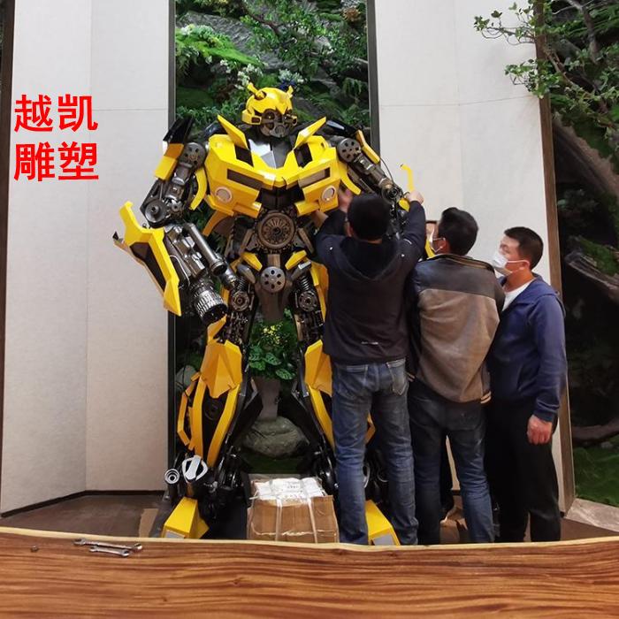 变形金刚雕塑生产厂家 机器人模型厂家 大黄蜂景观雕塑厂家
