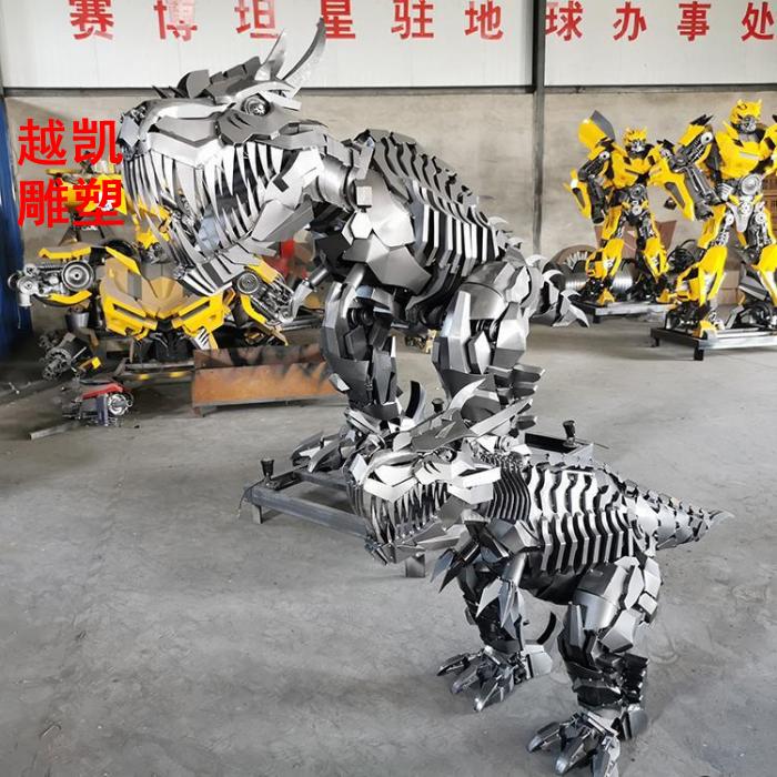 变形金刚雕塑厂家 机器人雕塑 大黄蜂金属雕塑厂家