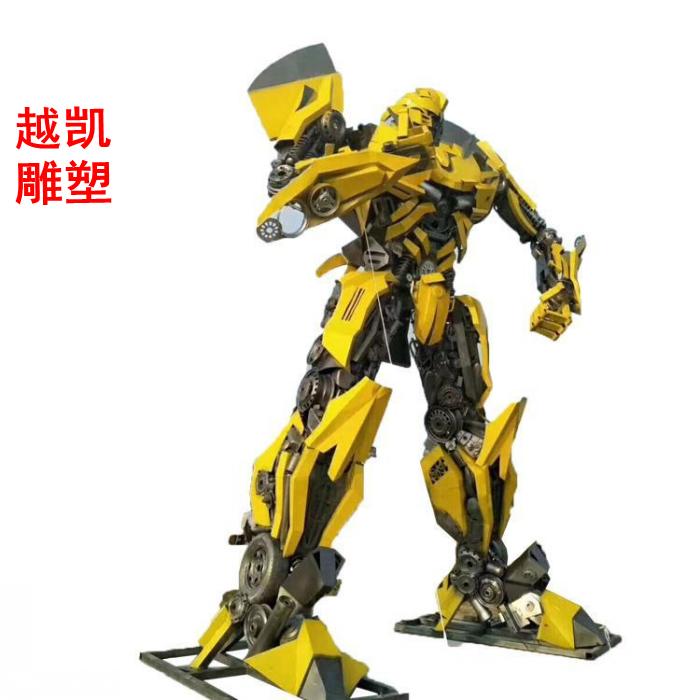 变形金刚机器人雕塑 机器人雕塑制作 大黄蜂雕塑