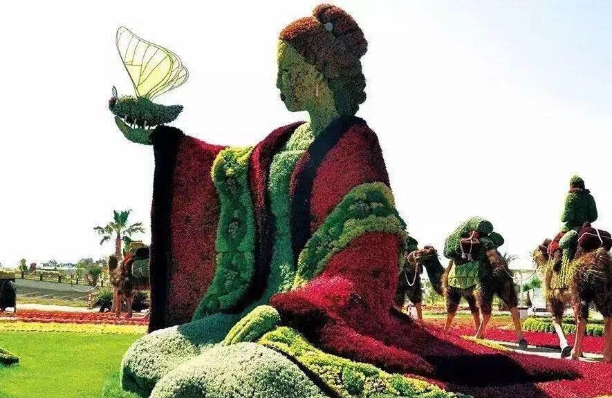 銅川國慶節綠雕