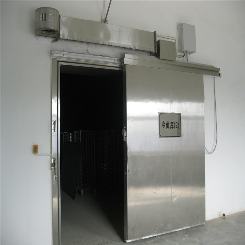 电动平移门厂家定制 不锈钢冷库门价格 安装冷库保温门