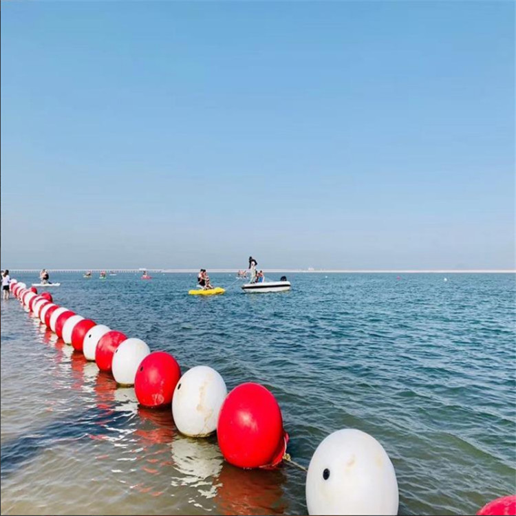 30公分塑料浮球 内河景区水上围隔带浮漂