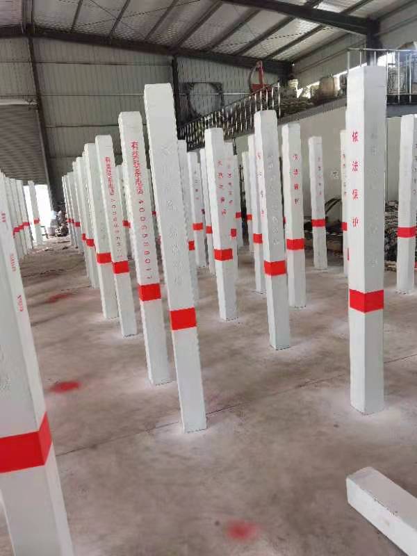 山东济南销售通信管道警示桩规格 燃气管道标志桩生产 可来样定制