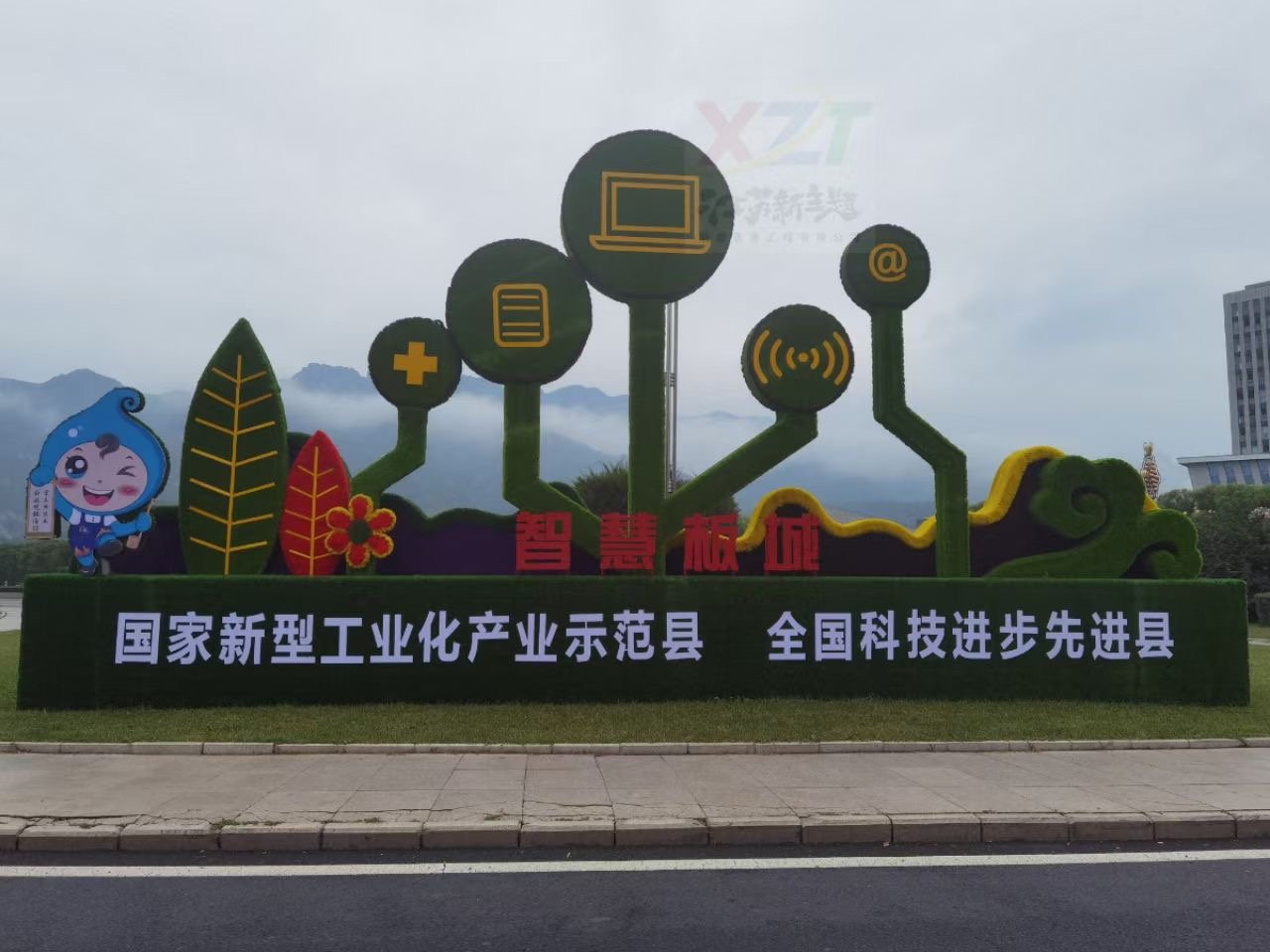 北京城市花坛绿雕 城市绿雕景观 免费报价