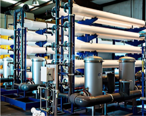朗净环保反渗透设备用于工业产水量达到10吨