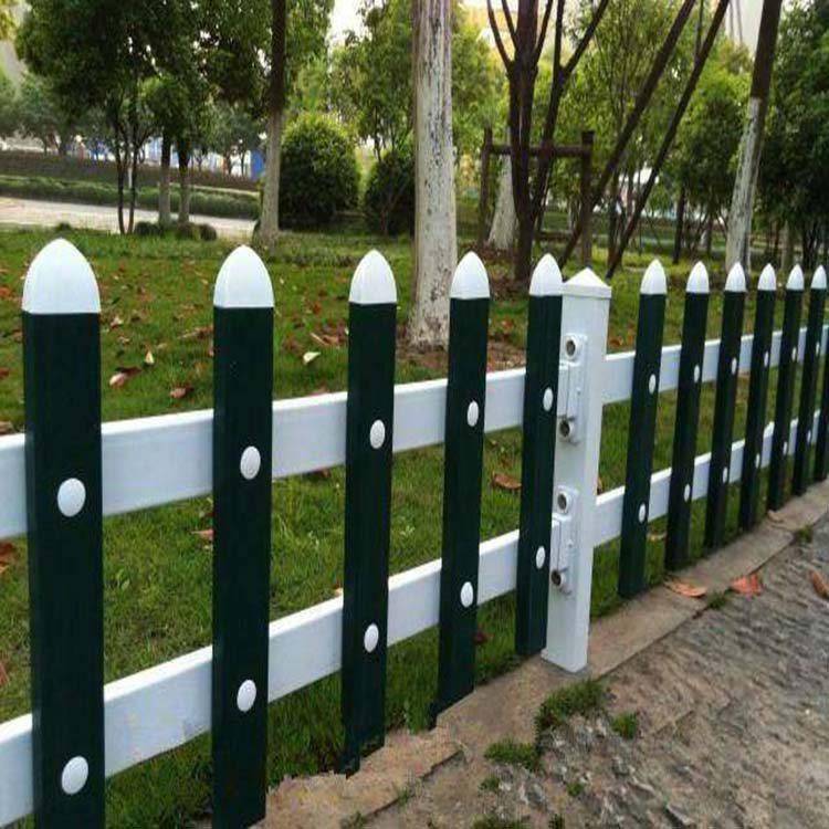 pvc道路绿化护栏 小区草坪围栏配送立柱 全国发货