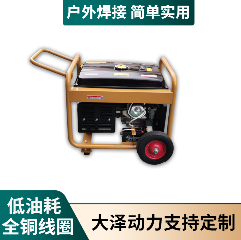 自动化190A小型汽油发电焊机